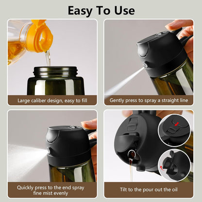 Oil Dispenser 2-in-1, Oil Spray