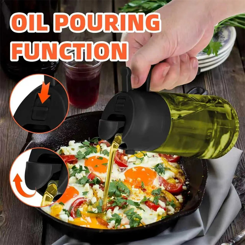 Oil Dispenser 2-in-1, Oil Spray