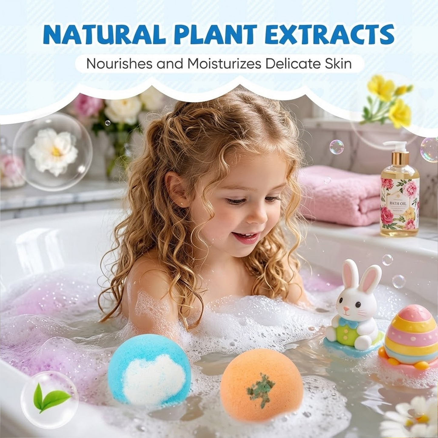 12-Piece Bath Bomb Gift Set for Kids