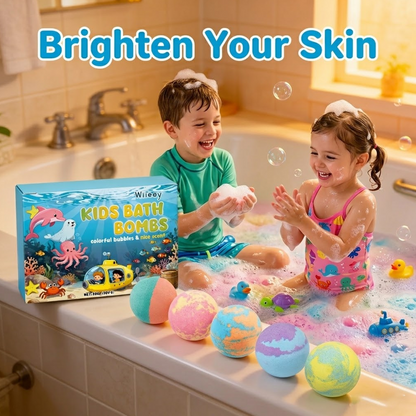 12-Piece Bath Bomb Gift Set for Kids