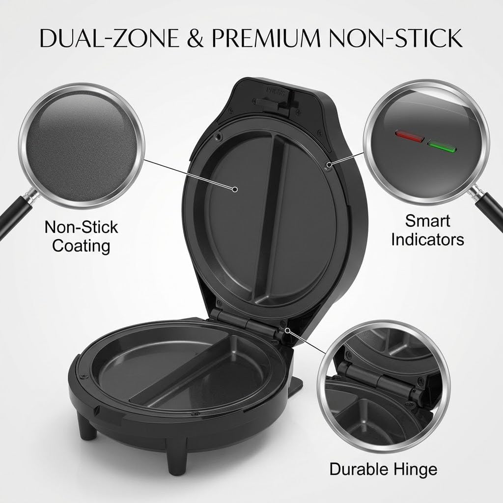Rapid Dual-Zone Omelette System