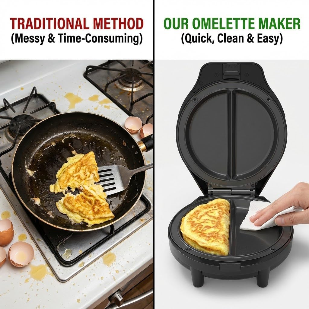 Rapid Dual-Zone Omelette System