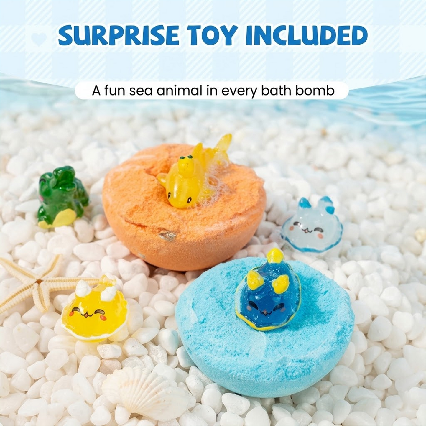 12-Piece Bath Bomb Gift Set for Kids