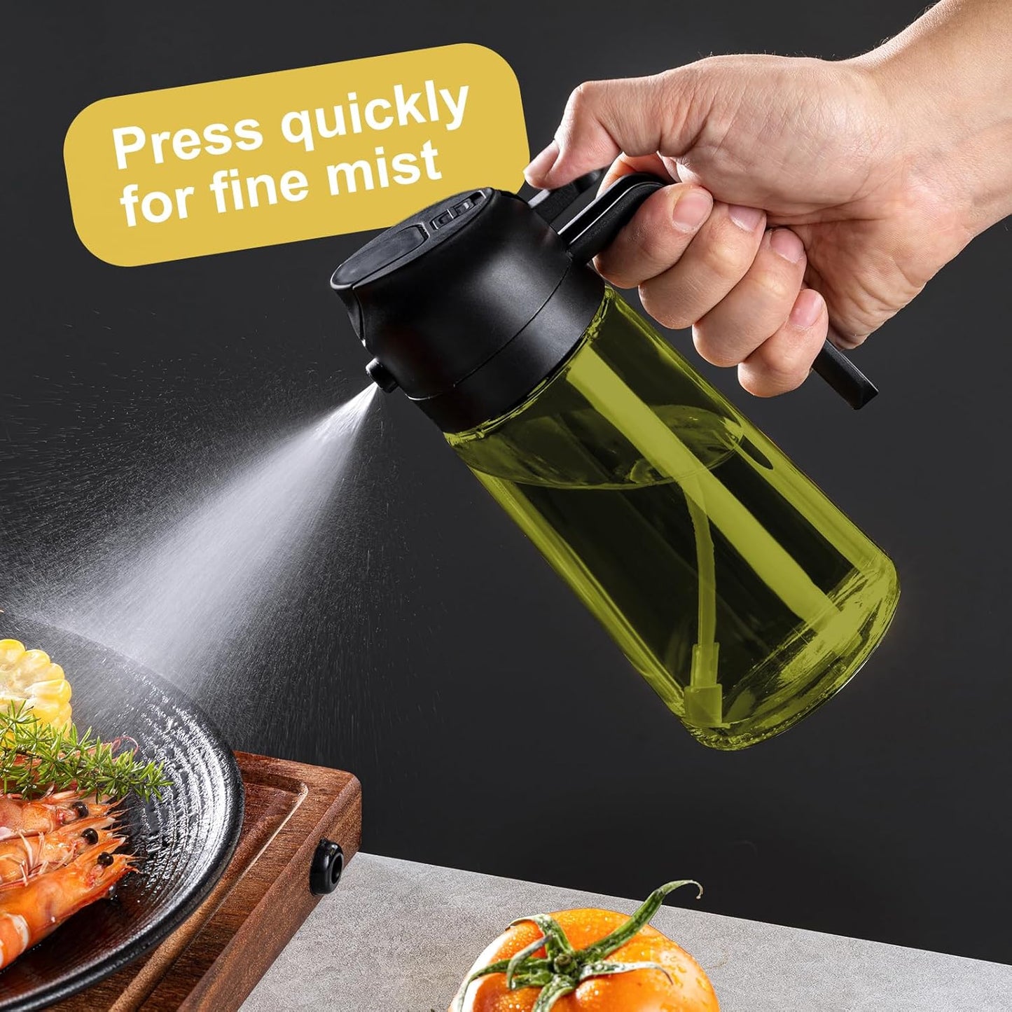 Oil Dispenser 2-in-1, Oil Spray