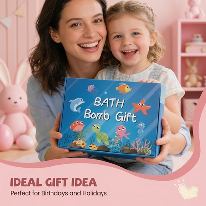 12-Piece Bath Bomb Gift Set for Kids