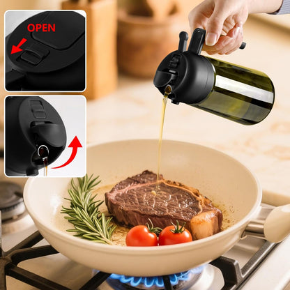 Oil Dispenser 2-in-1, Oil Spray