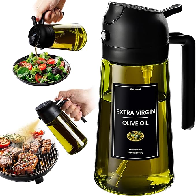 Oil Dispenser 2-in-1, Oil Spray